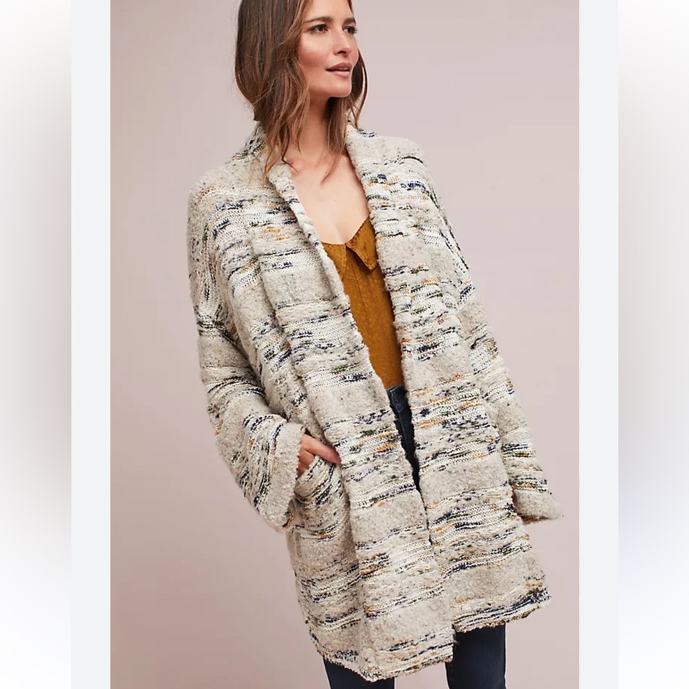 Anthropologie MOTH Cozy Multicolor Knit Sweater